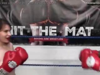 Black Male Boxing BEAST vs Tiny White sweetheart Ryona