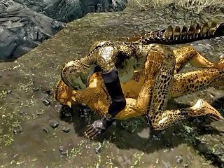 Private sex film clip of two argonians